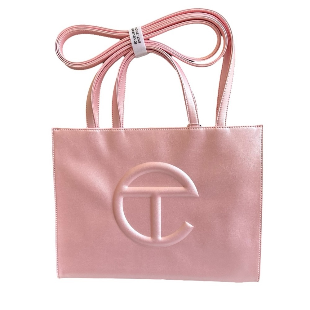 Telfar Ballerina Shopping Bag Medium NWT  Pink - Picture 3 of 14